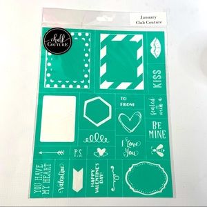 Chalk Couture Build A Valentine Retired Transfer